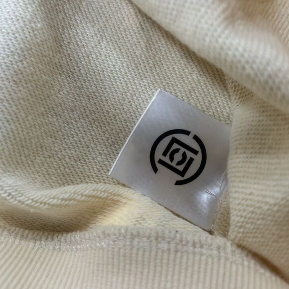 Clot Apparel Men's Printed Cream Hoodie with Pouch Pocket NEW Size Medium - Picture 6 of 11